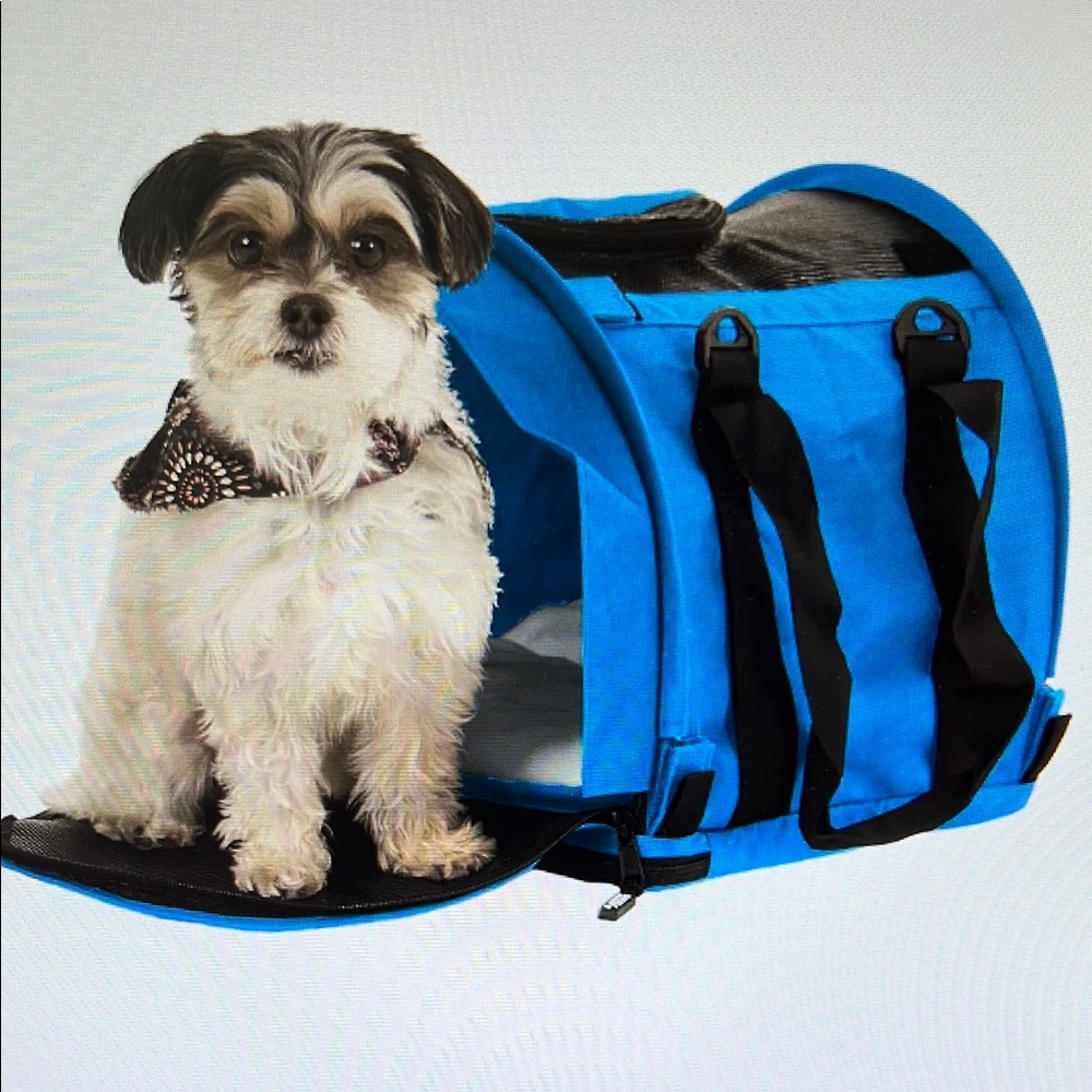Sturdibag Cube Pet Carrier - New - Blue Jay Blue